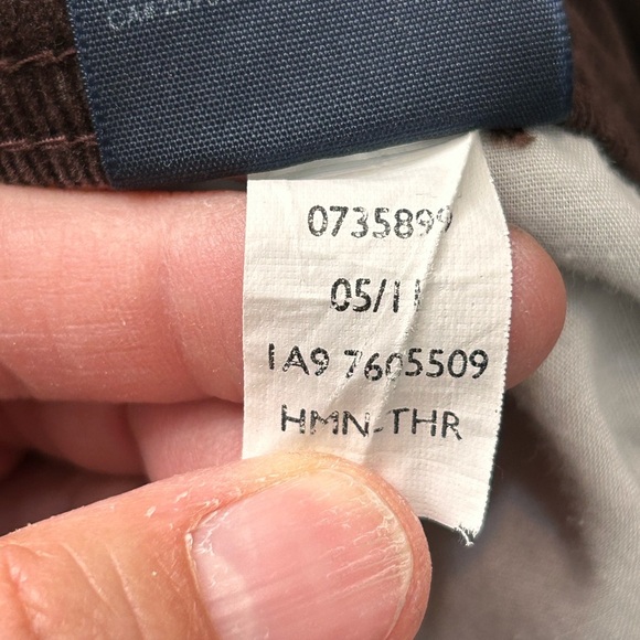 Tommy Hilfiger Women’s Brown  Corduroy Mid-Rise Straight Leg Pants, size 4 - Picture 7 of 7